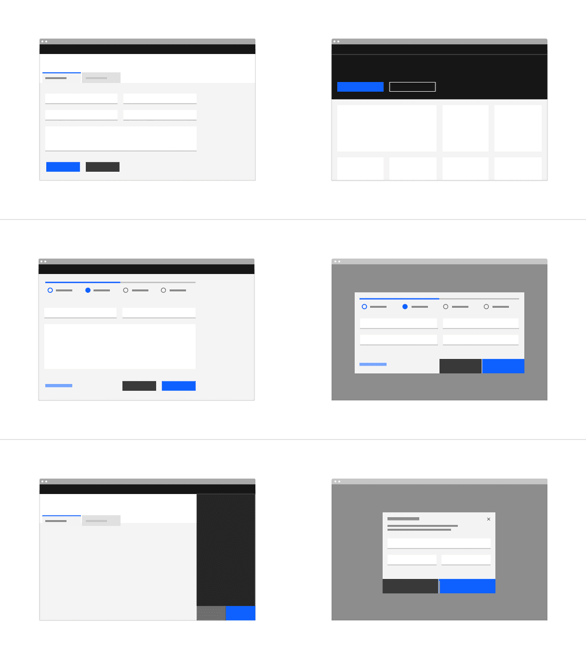 Button groups in context